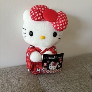 Sanrio Hello Kitty Kimono Plush Toy Japanese Style Doll Japan Import